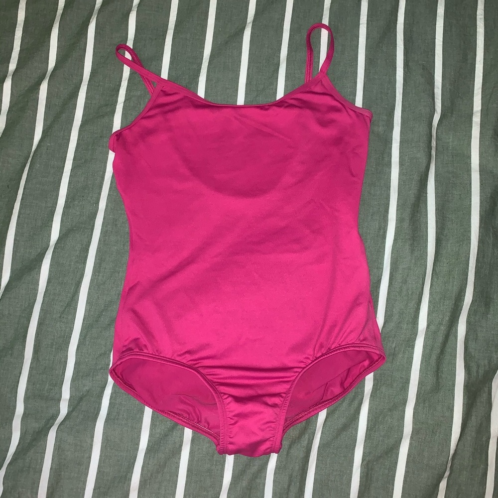 Body Wrappers Pink Camisole Leotard